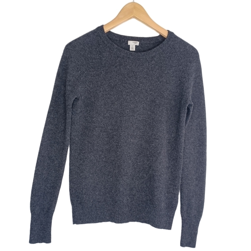 Halogen 100% Cashmere Old Money Sz XS Crewneck Jumper Sweater